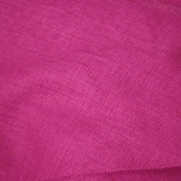 Badgley Mischka Magenta Ruffle Halter Dress - Picture 3 of 3